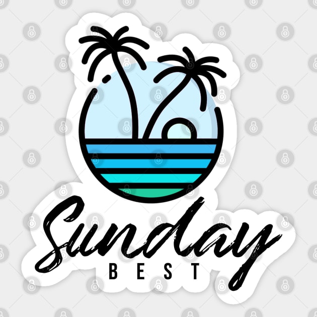 SUNDAY BEST IN PARTY Sticker by Trangle Imagi